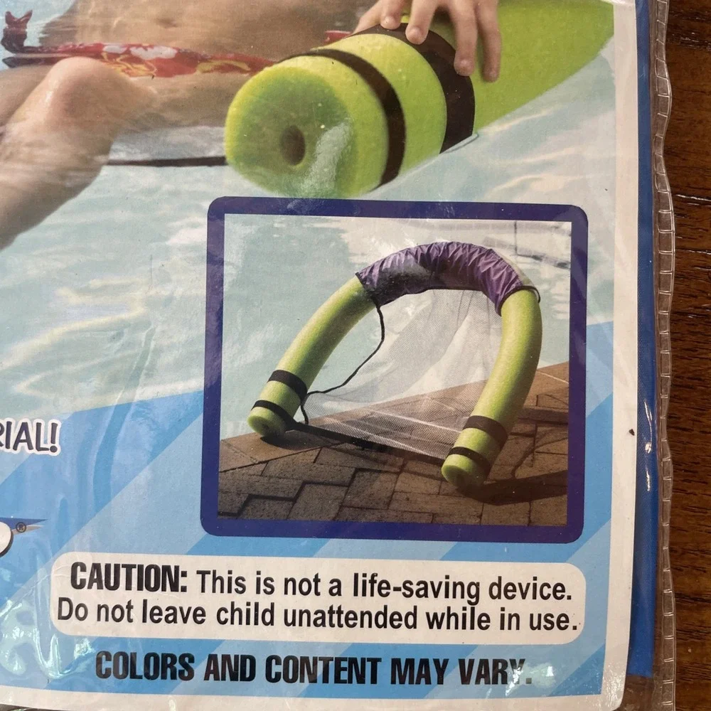 Pool Noodle Chair Floating Sling Hammock‎ Mesh Chair Net 18 Inch vintage NEW